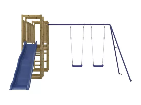 Aire de jeux d'extérieur bois de pin imprégné