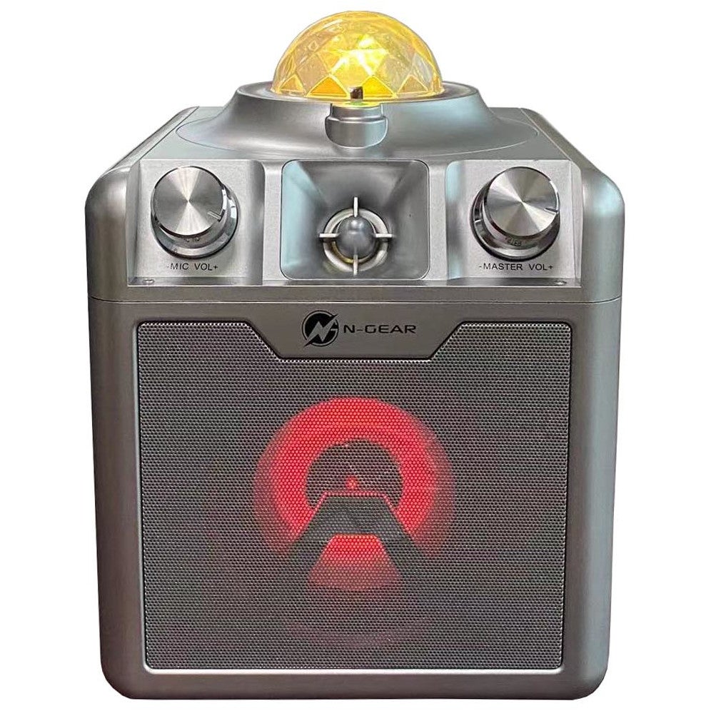 N-Gear Block Disco Star 710 Silver partyspeaker