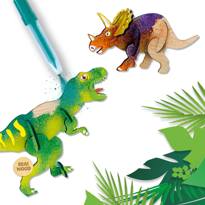 SES Creative Blow Airbrush-tusj Dinosaurer