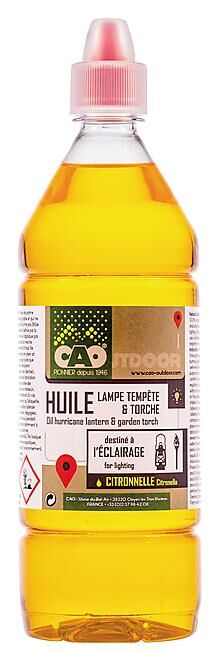 CAO - HUILE CITRONNELLE POUR LAMPE TEMPETE