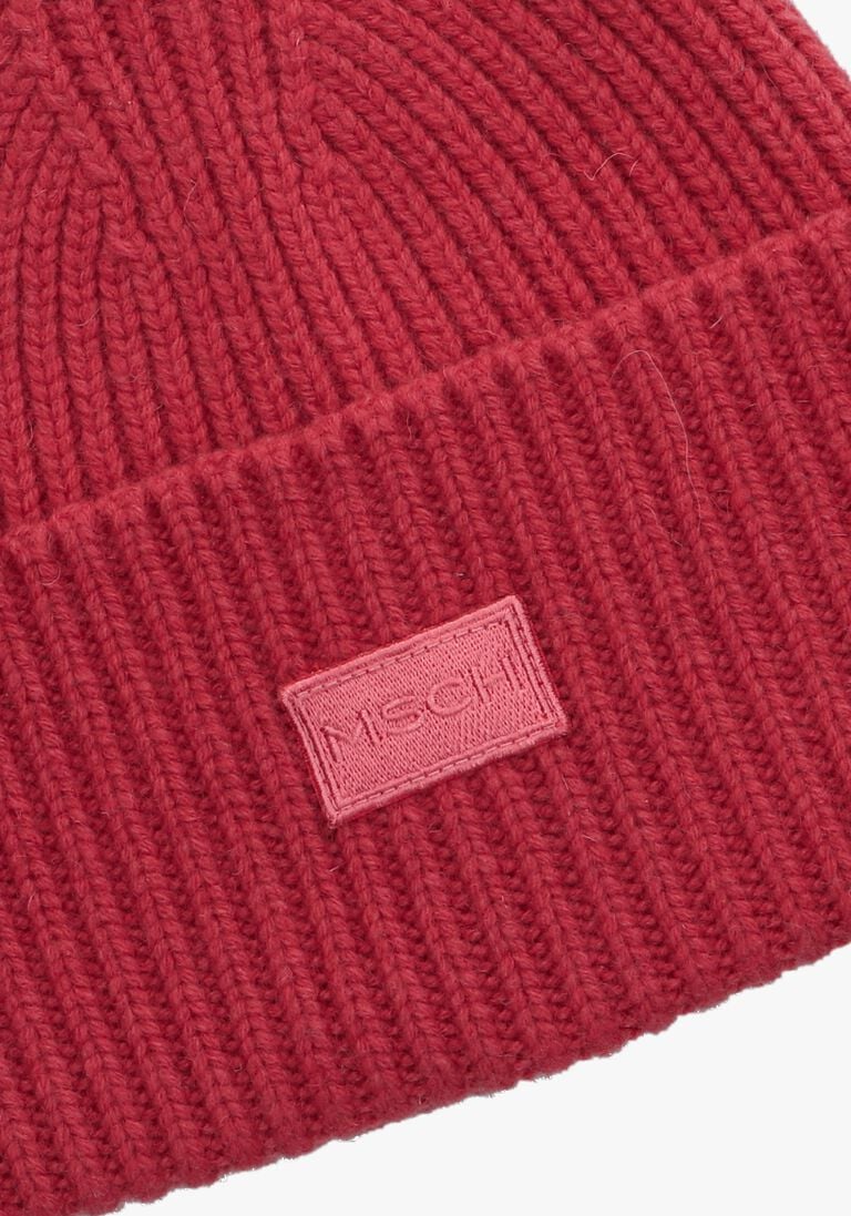MSCH COPENHAGEN rode msch copenhagen muts mschkara logo beanie