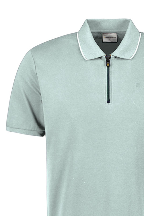 NO-EXCESS groene heren polo