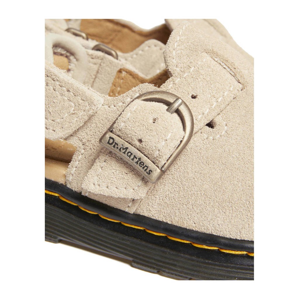 Dr. Martens Jorgie Tsuède clogs light tan bronx