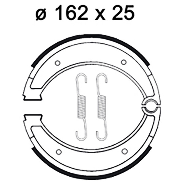 AP Racing - Machoires de frein LMS889