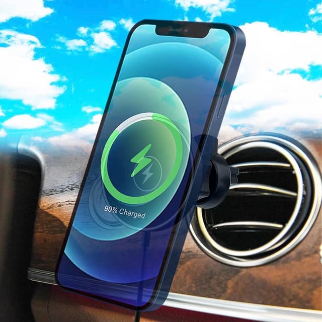 C12 15W bilmagnetisk trådløs oplader til iPhone 14/13/12-serien