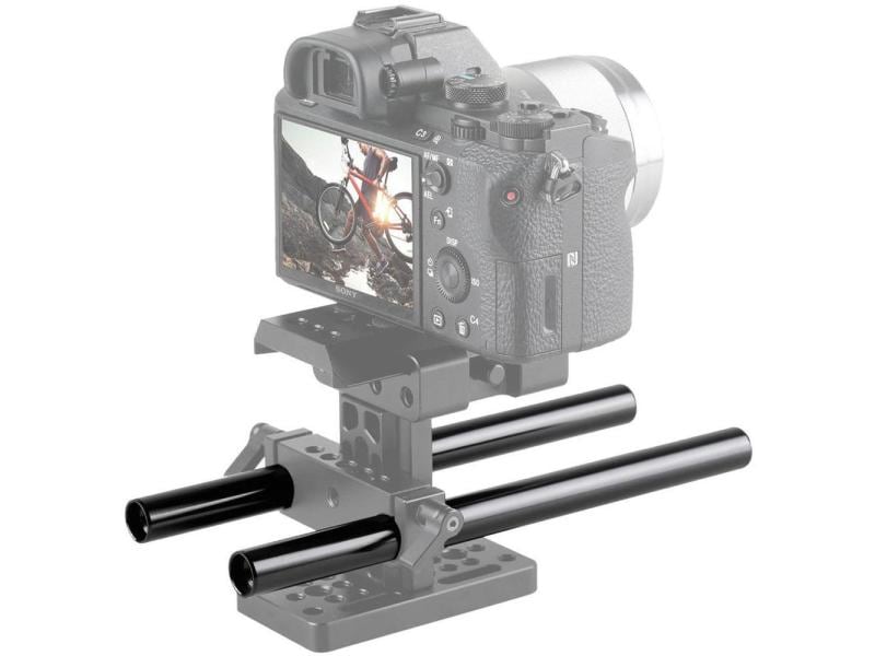 Smallrig 15 mm Aluminium Rod (2 Stück) 20 cm lang 20 cm lange Aluminiumstangen mit 15 mm Durchmesser