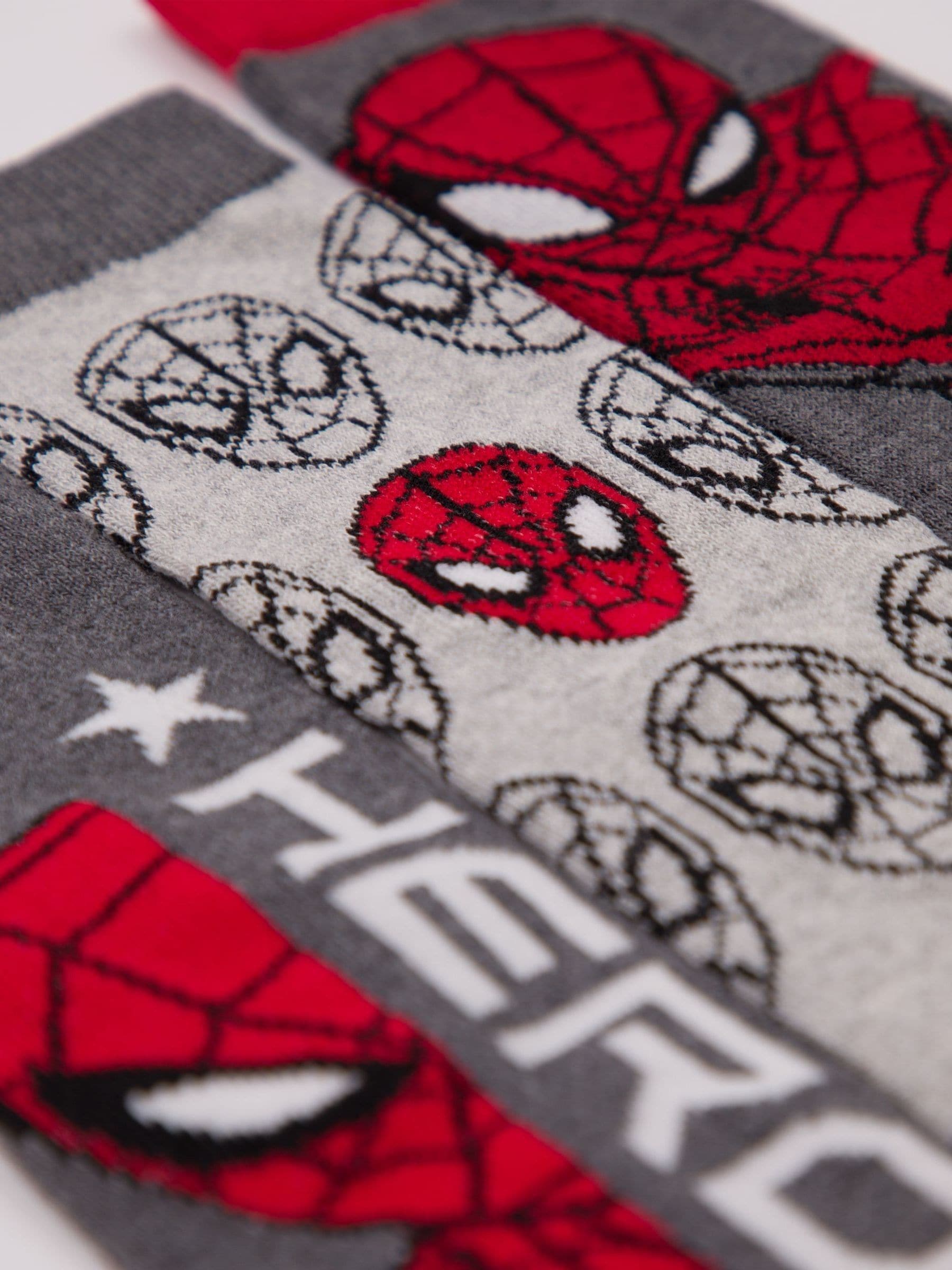 Rood Spider-Man™ - Vanilla Underground set van 6 paar Character jongenssokken