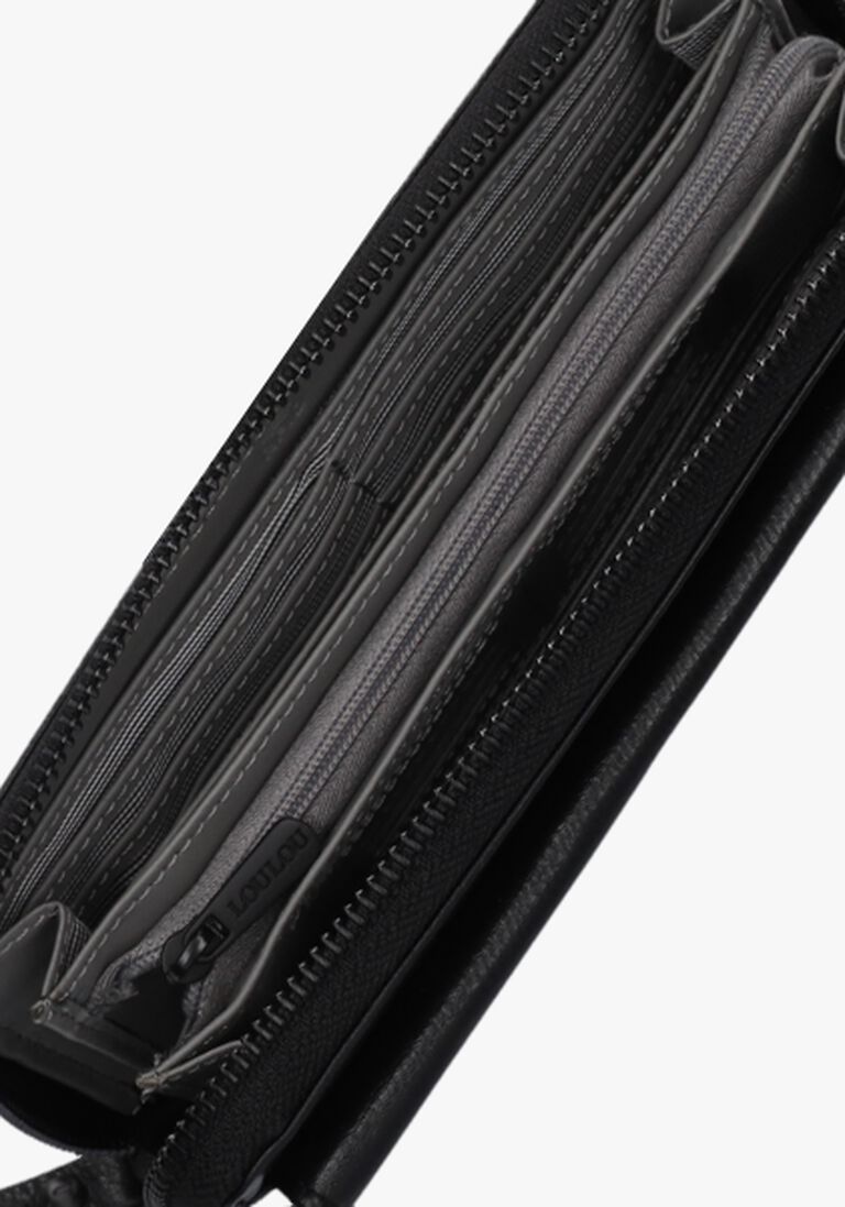 LOULOU ESSENTIELS zwarte loulou essentiels portemonnee slb16xs fierce
