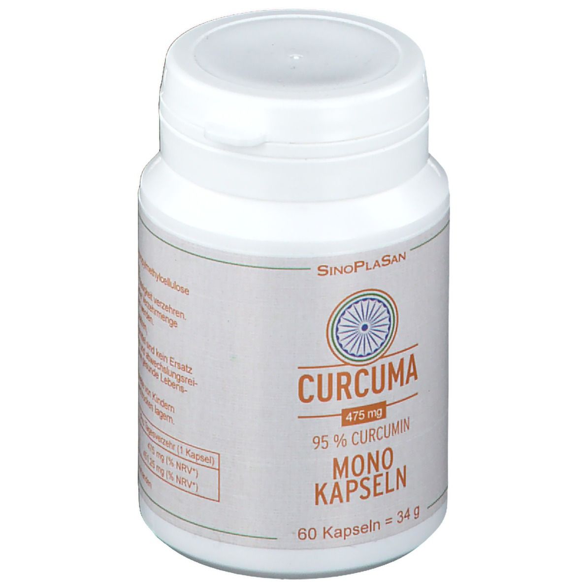 SinoPlaSan Curcuma 475 mg