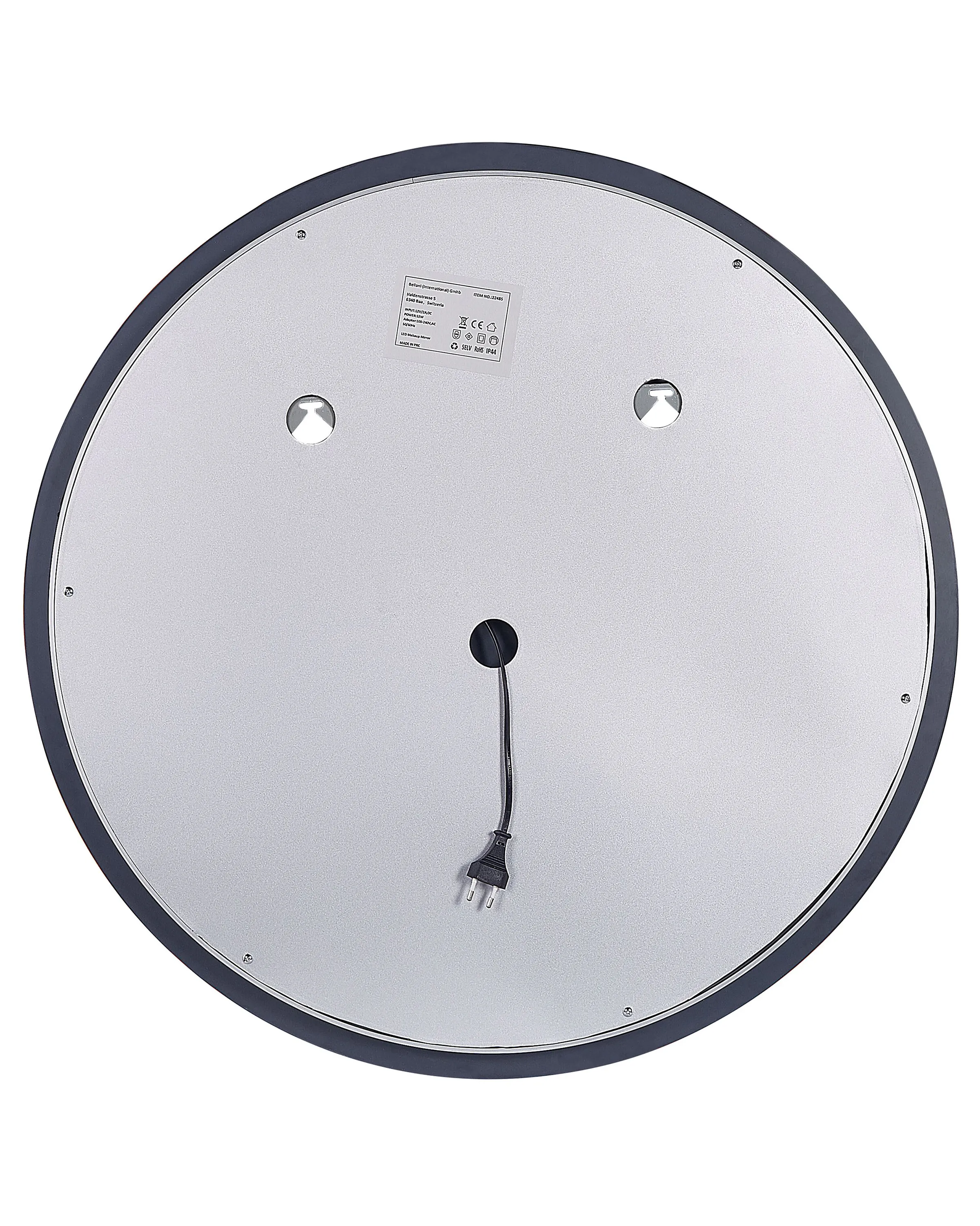 LED badkamerspiegel DEAUVILLE 79 cm 79 cm Zilver