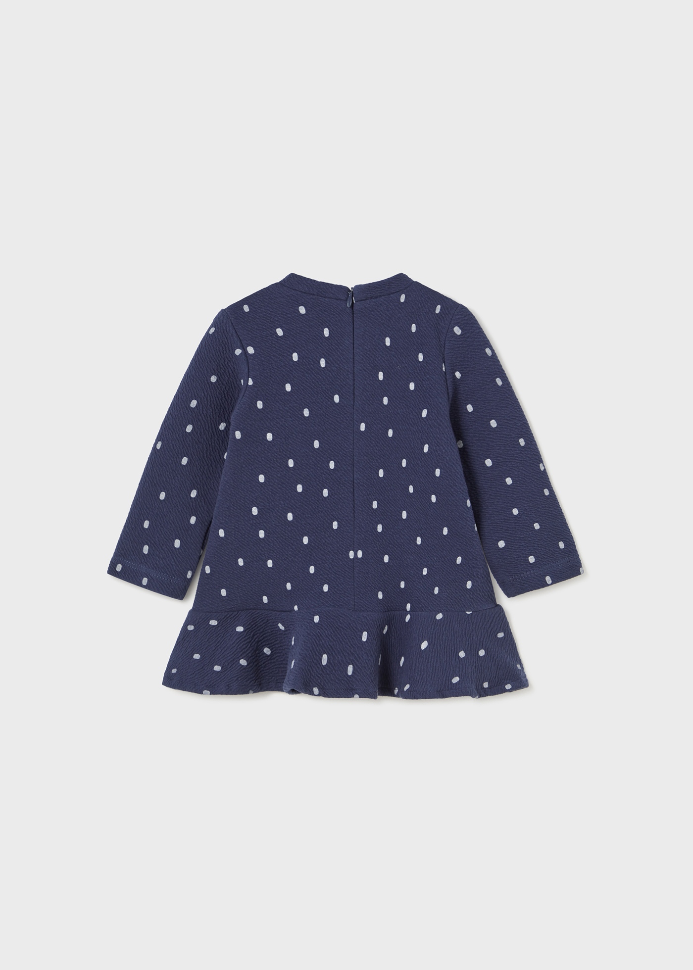 Vestido infantil com estampa de bolsa simulada
