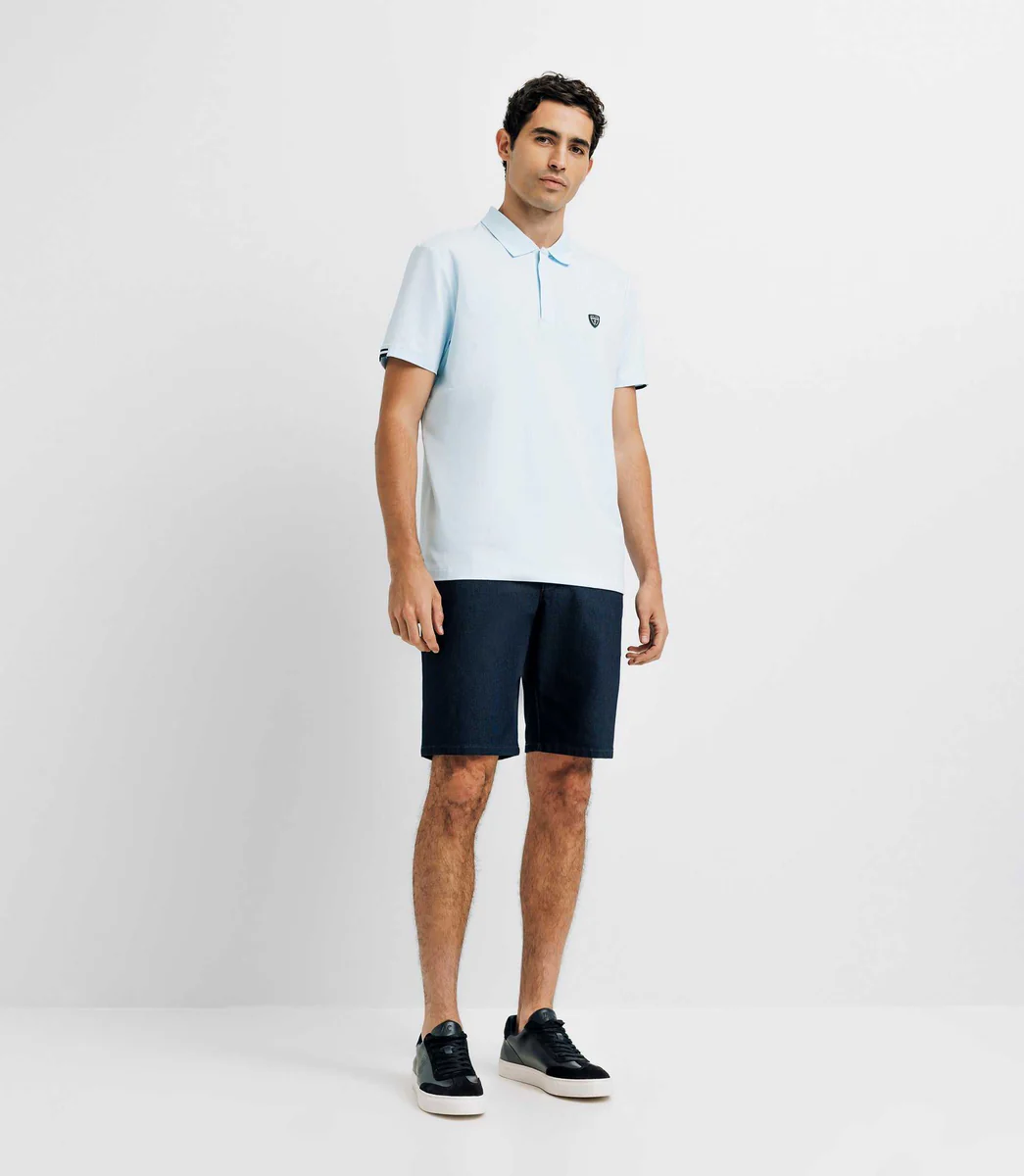 Polo avec patch ciel