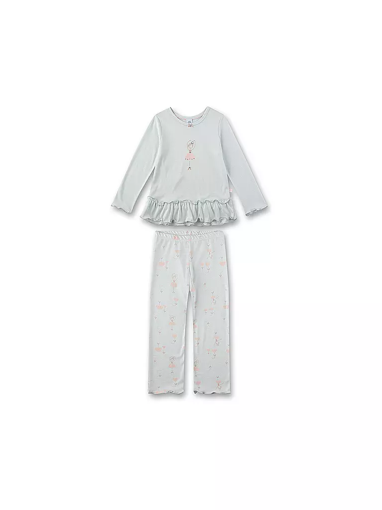 SANETTA Mädchen Pyjama hellblau