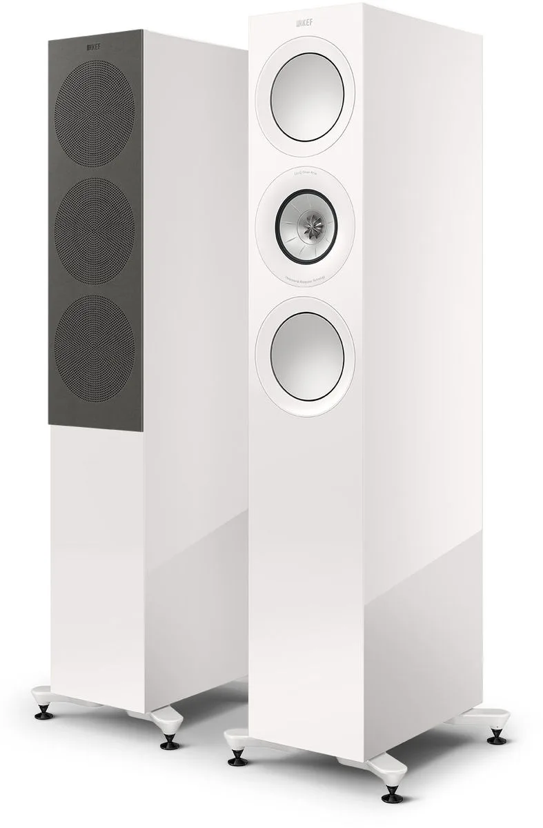KEF R7 Meta Blanc laqué (la paire) Enceintes colonne