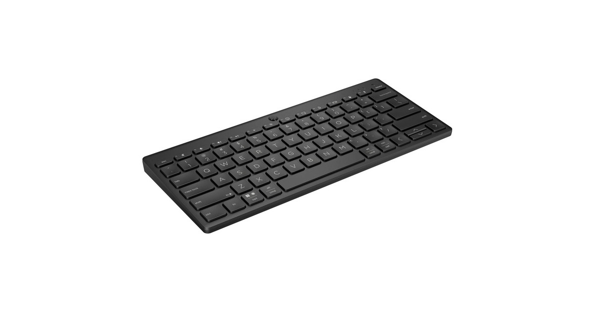 HP350 Compact Multi-Device Bluetooth Toetsenbord (692S8AA)  (Zwart, EU lay-out (QWERTY), Bluetooth® 5.2)