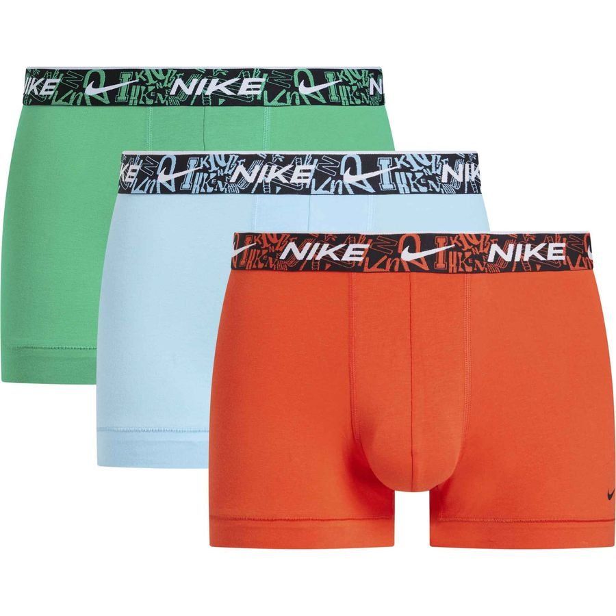Nike Boxers Pack de 3 - Orange/Bleu/Vert