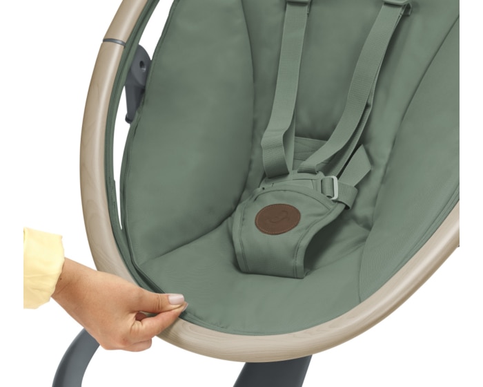 Cassia Elektrische Schaukel 0 - 6 M   0 - 9 kg    Automatische Bewegungserkennung  |    Um 360° drehbarer Sitz  |    12 beruhigende Melodien  |    Besonders geringes Gewicht |