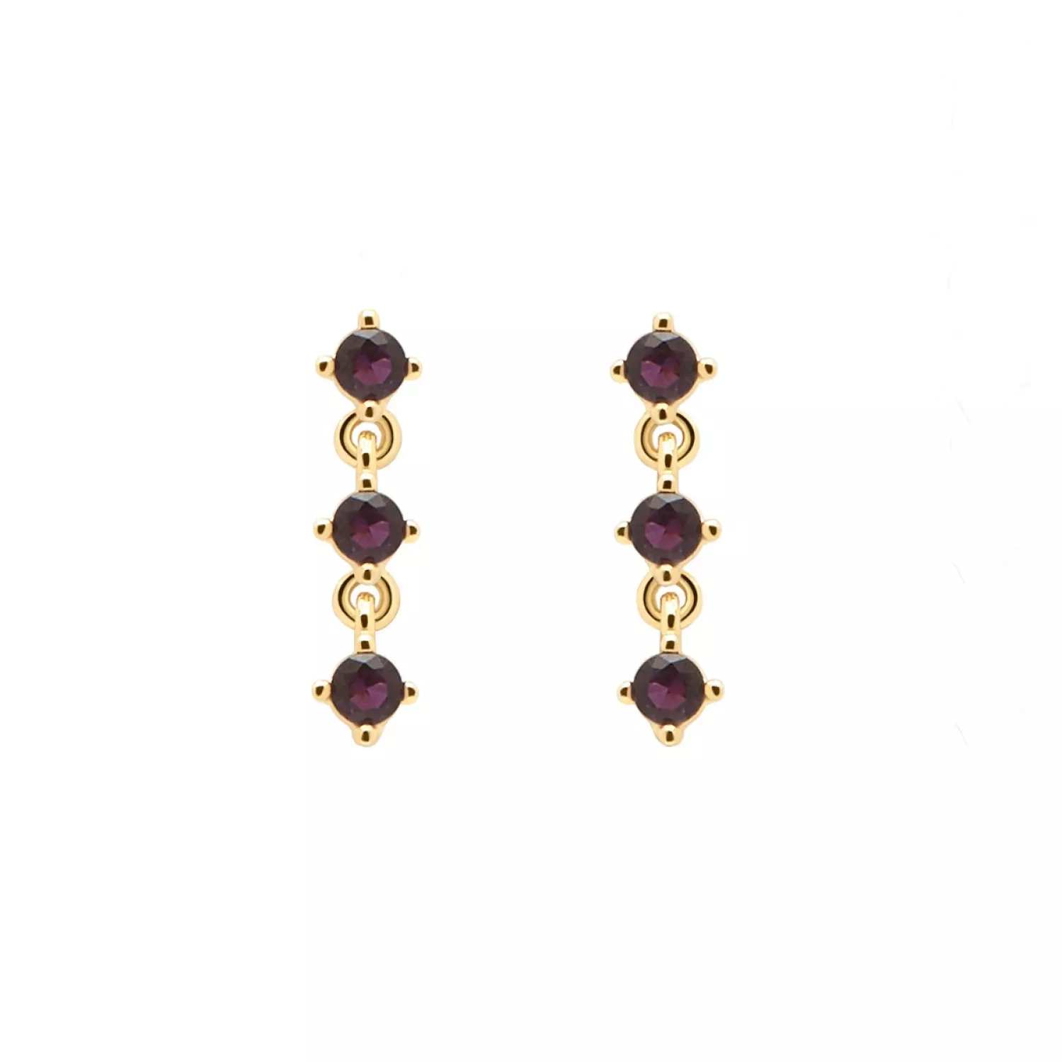PDPAOLA Scarlet Øreringe 18 kt. Forgyldt Sølv AR01-244-U