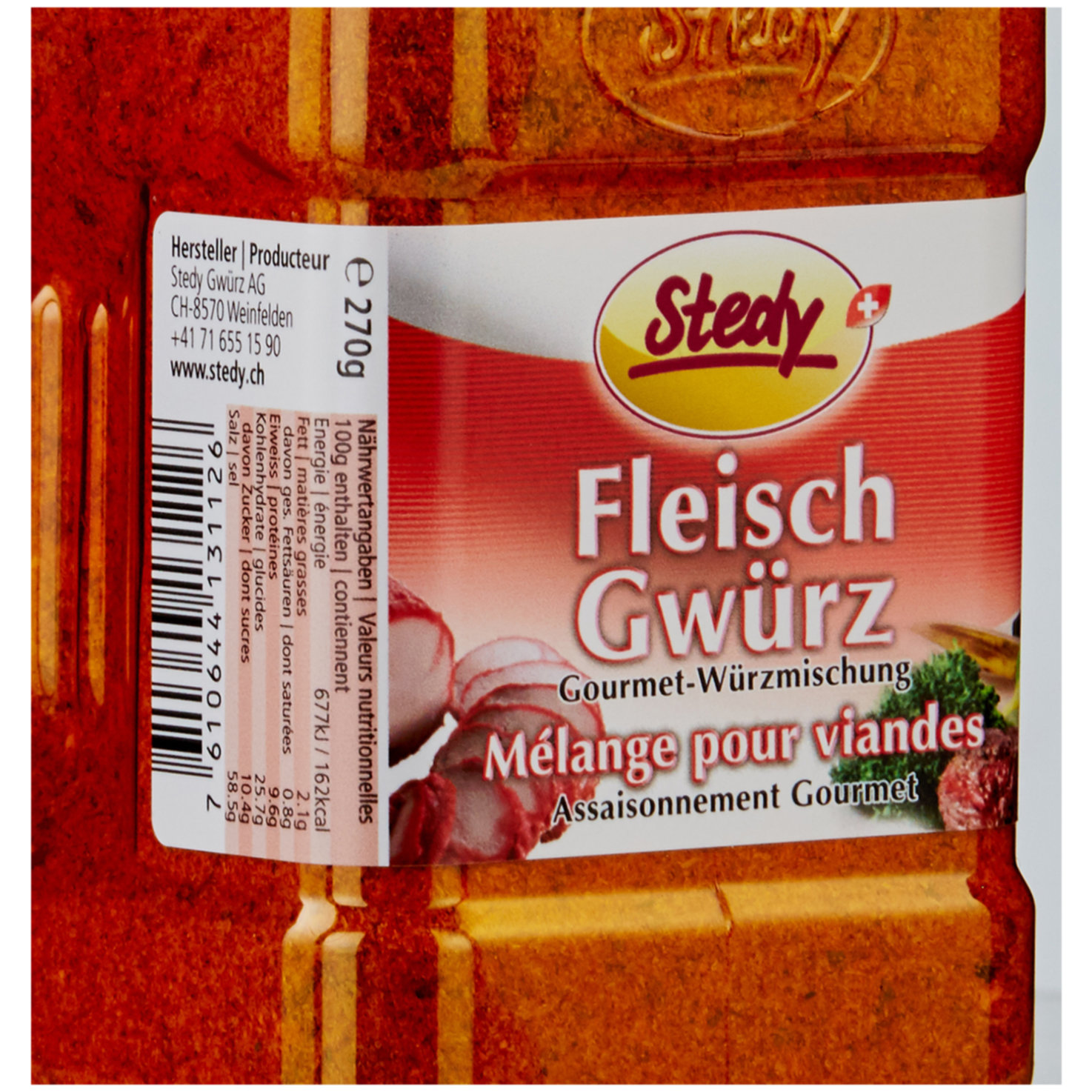Stedy Fleisch Gwürz gemahlen