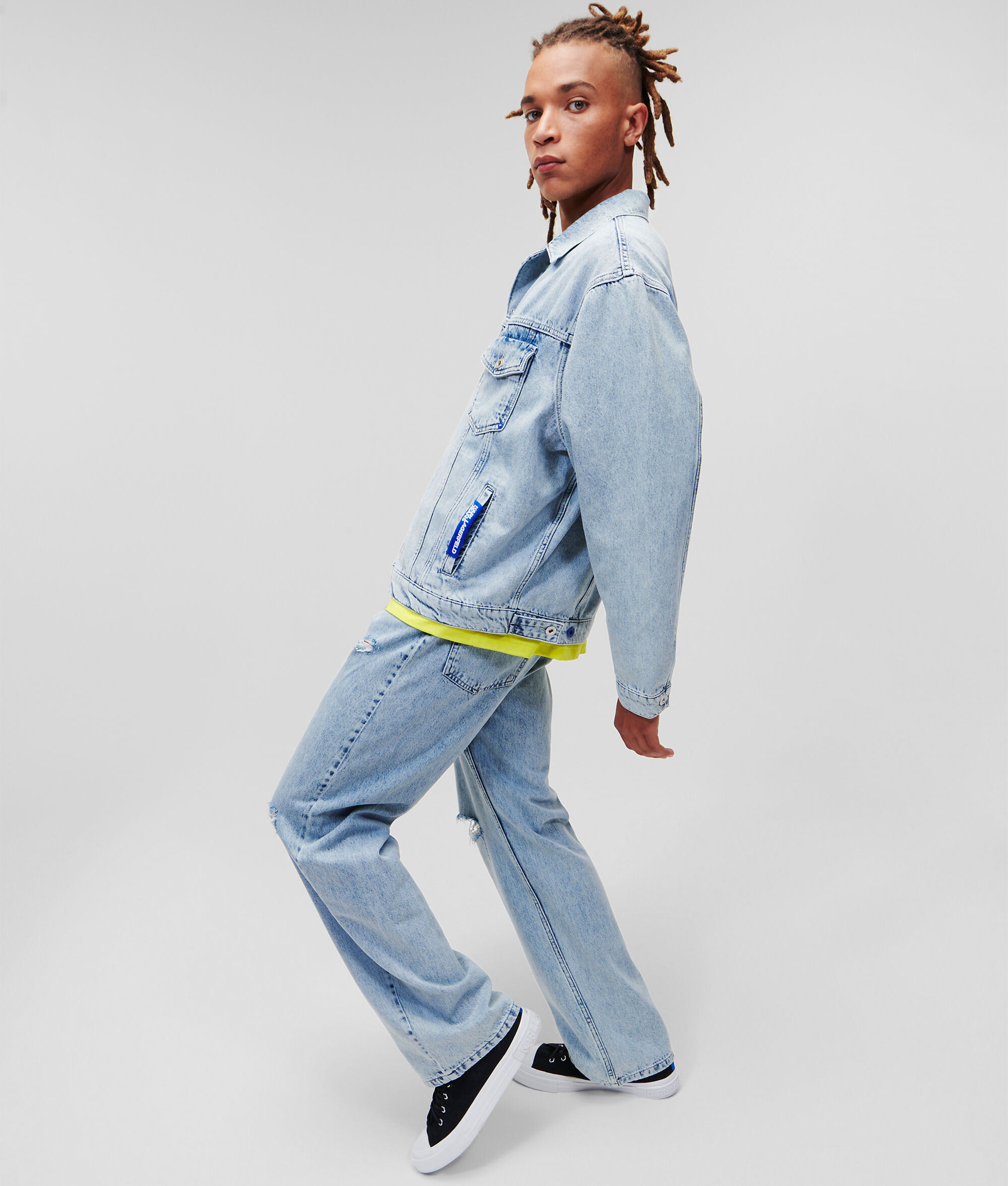 VESTE EN JEAN DÉCONTRACTÉE KLJ