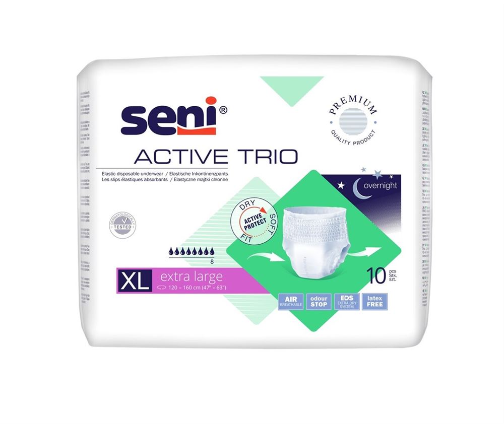 Seni Active Trio<br>10 Stück, Beutel, XL