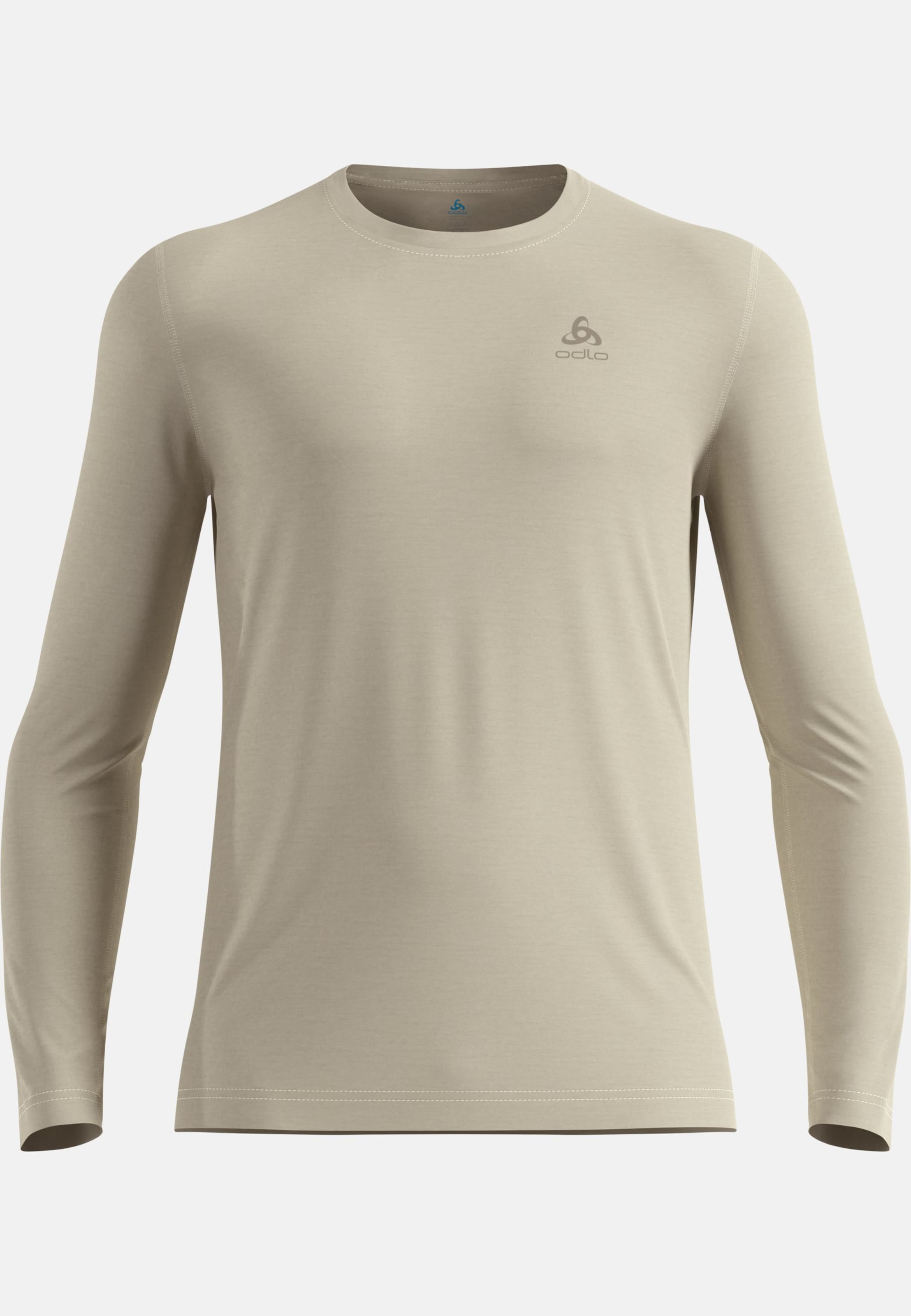Natural Merino 160 Base Layer Langarmshirt in agate gray