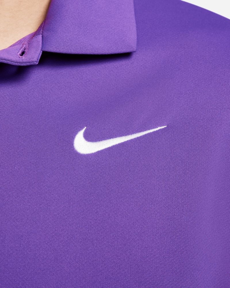 Polo de tennis Nike NikeCourt Violet pour homme
