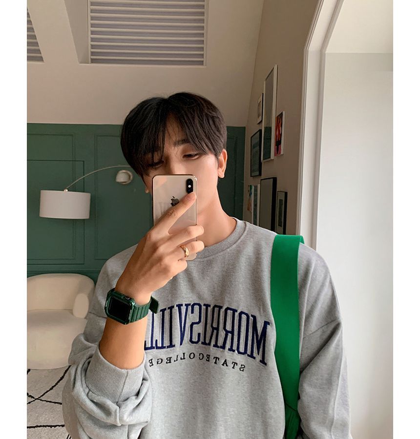 MRCYC - Sweatshirt met ronde hals en letters