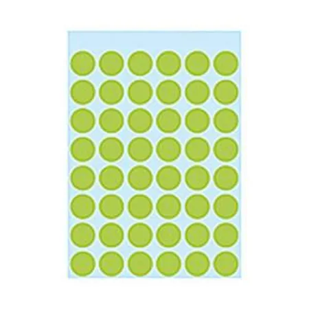 HERMA Etikett Farbpunkt, ø 12 mm, leuchtgrün