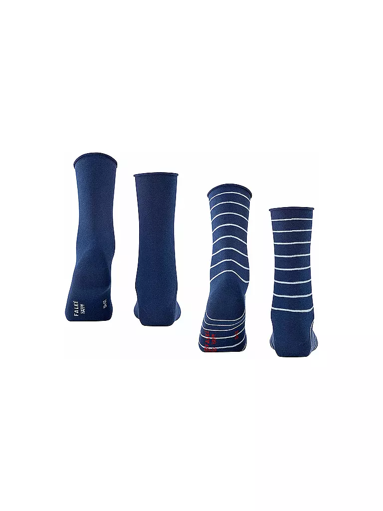 FALKE  Sneakersocken Happy Stripe 2er Pkg royal blue blau