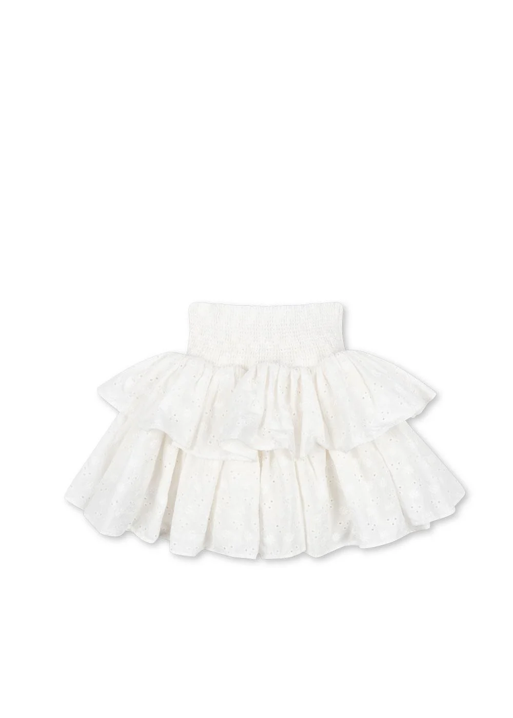 Lacey nederdel - optic white - 12M