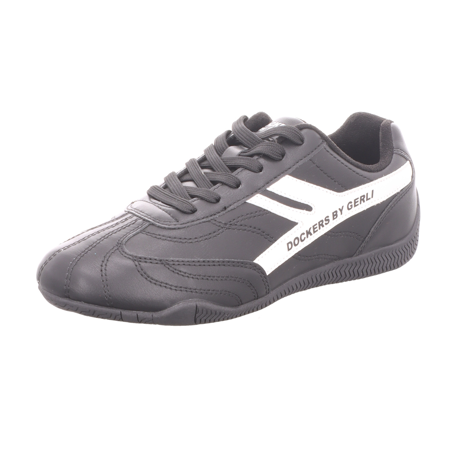 Dockers Damen-Sneaker Schwarz-Weiß