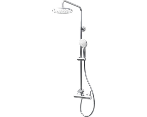 Douchekolom incl. eengreepsmengkraan Schulte Modern rond Wit Stijl D9692614 02