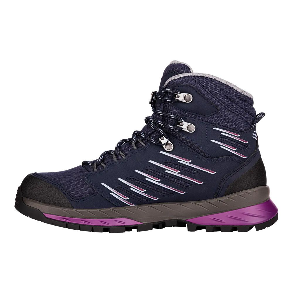 Lowa TREK EVO GTX MID - Chaussures randonné Femme navy/berry