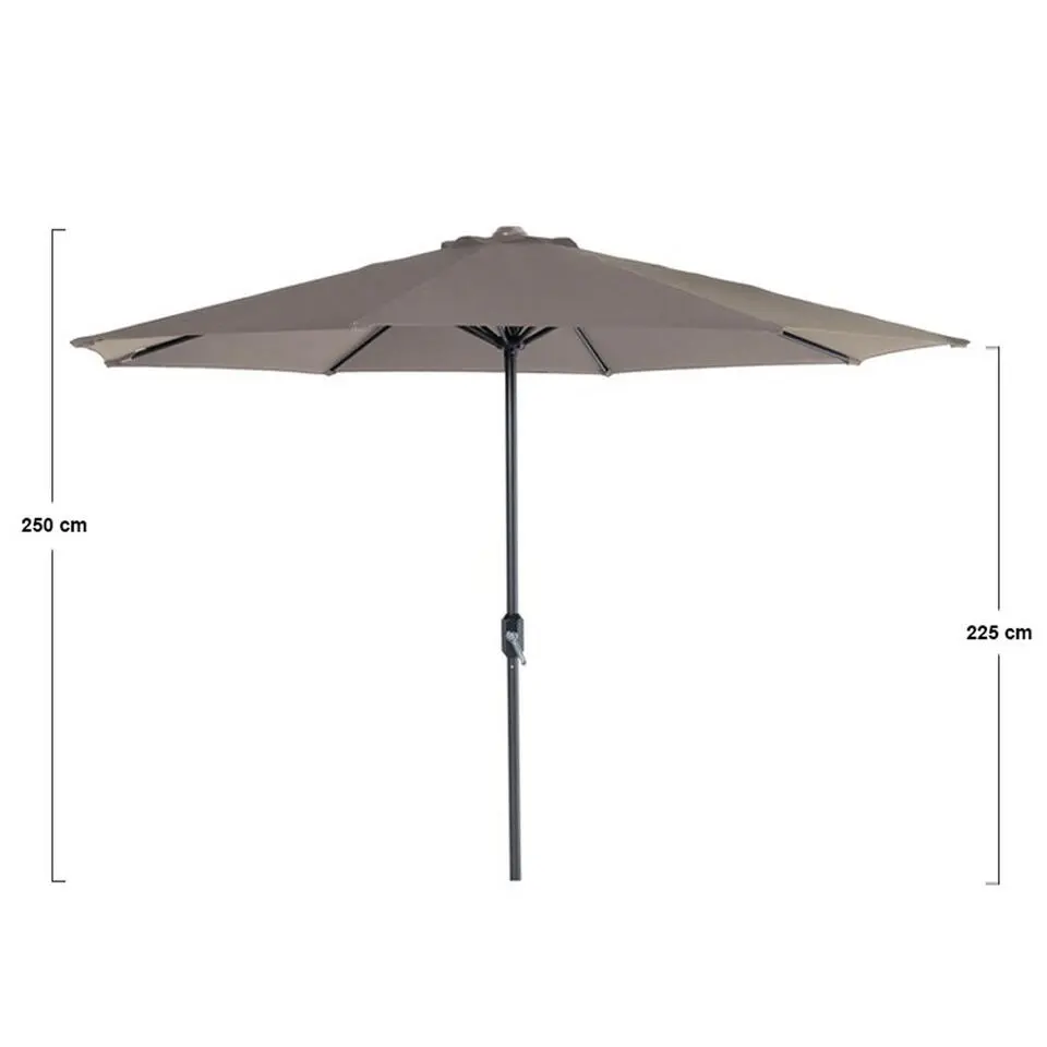 Garden Impressions Lotus Parasol Ø300 cm - taupe