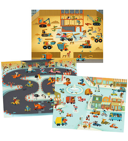 Djeco Kreatives Spielset - Bilder übertragen - Asphalt