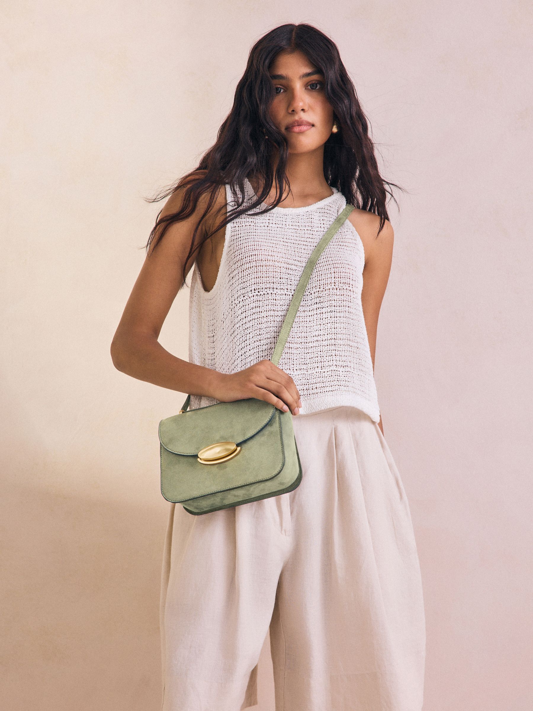 Kakigroen - Structured Cross Body Bag