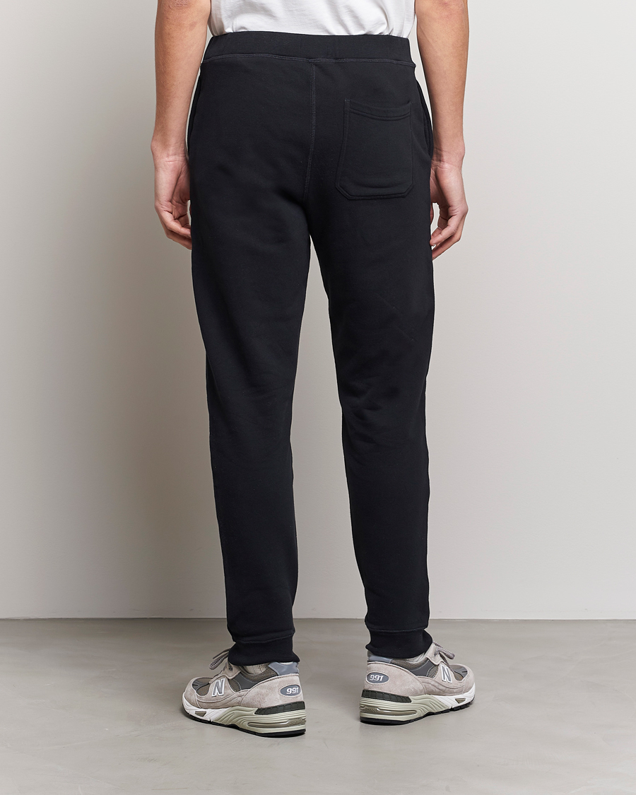 Sunspel Cotton Loopback Track Pants Black