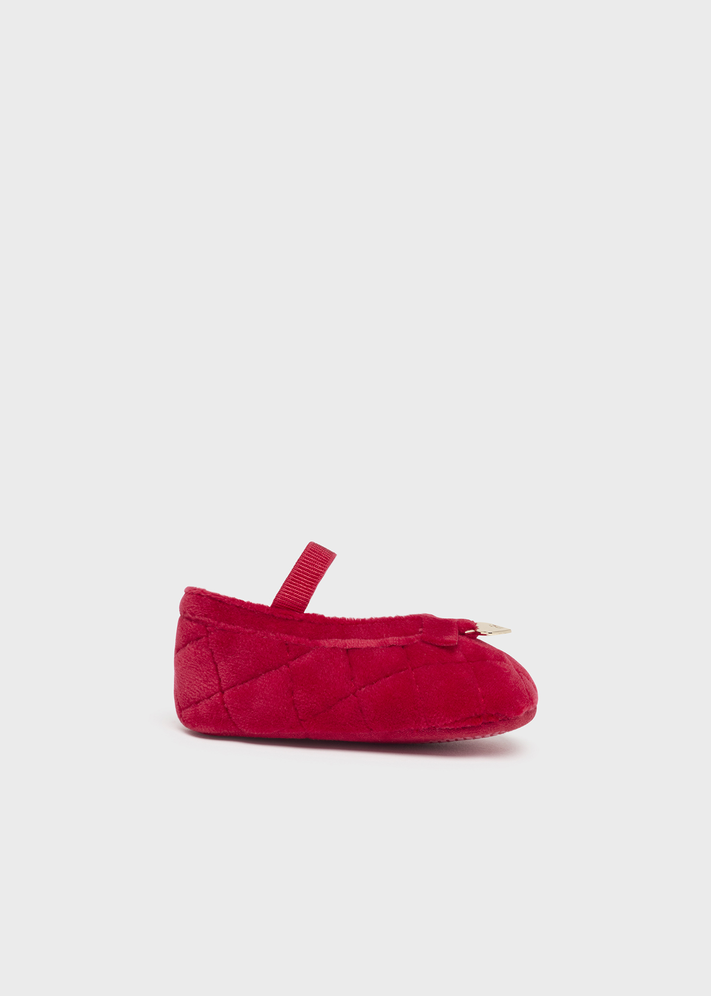 Sapatos Mary Jane de veludo para recém-nascidos