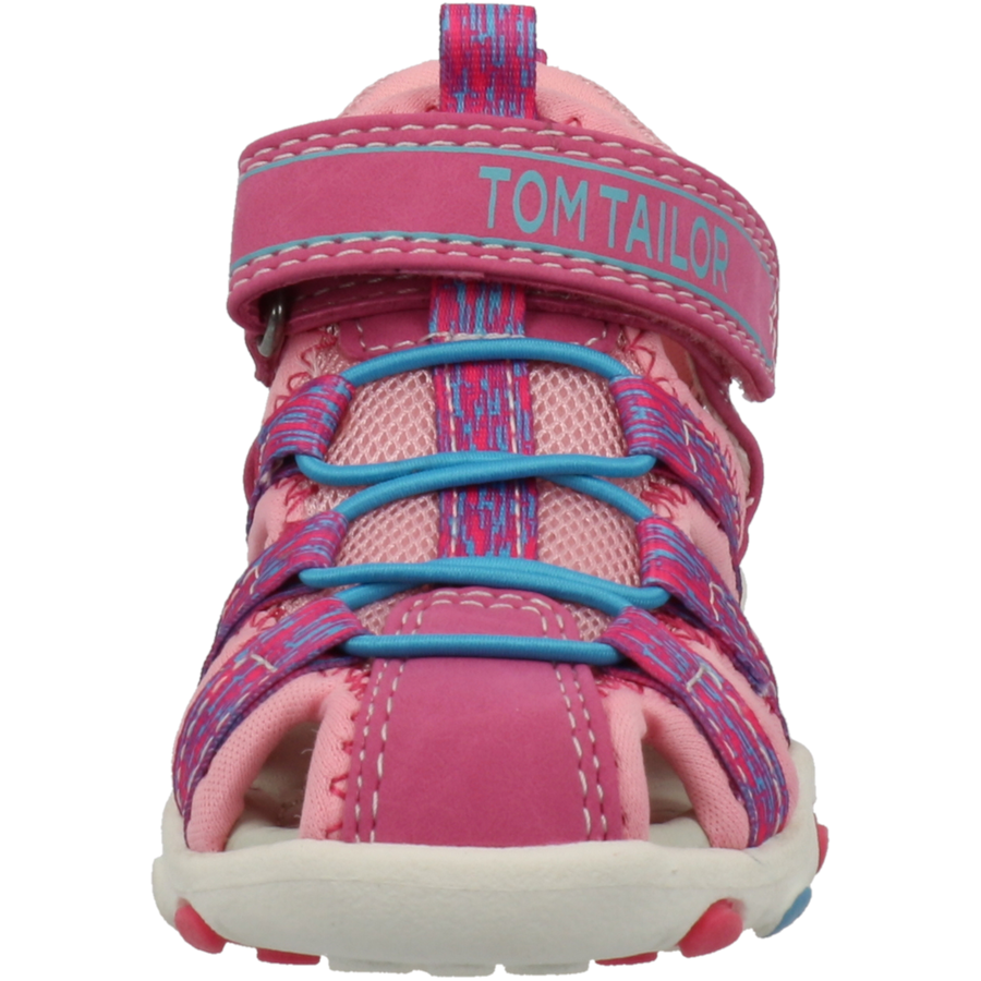 TOM TAILOR Sandale pink-türkis
