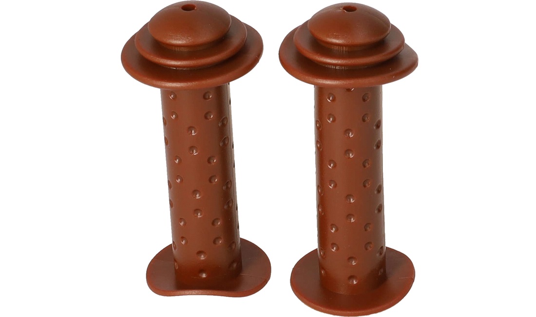 Håndtagssæt brun 100mm