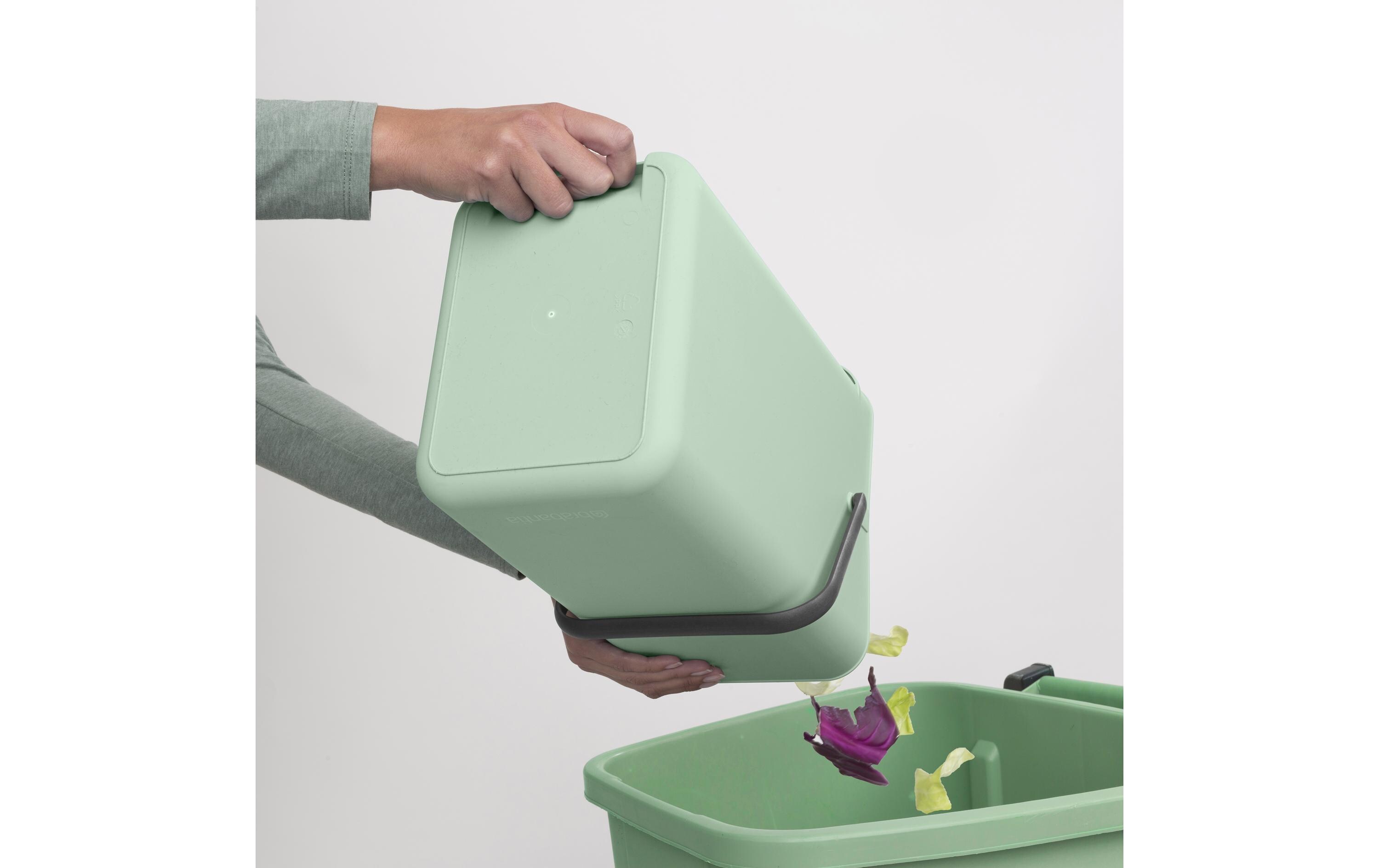 Recyclingbehälter Sort & Go 12 l, HellgrünMülleimer