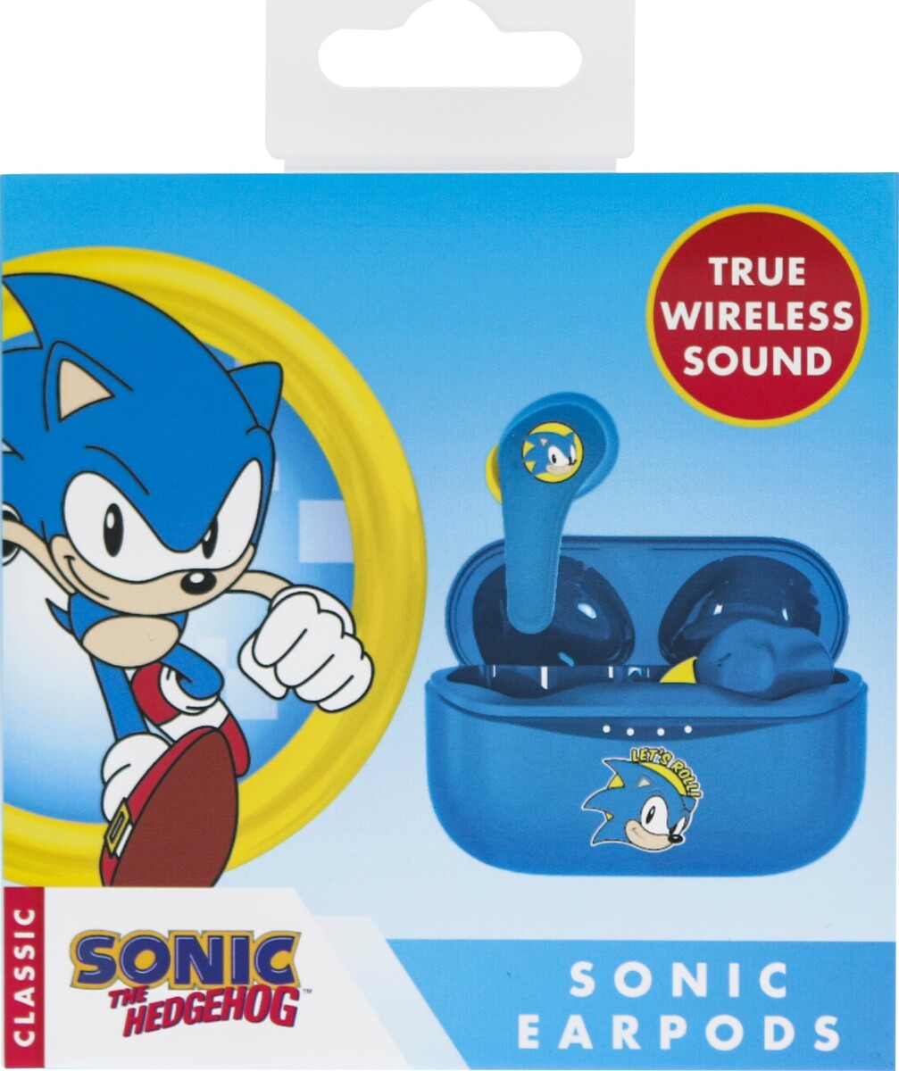 Sonic The Hedgehog - Earbuds Høretelefoner - Blå - Otl