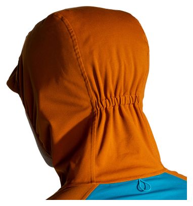 Veste Imperméable Brooks High Point Trail Waterproof Bleu Marron