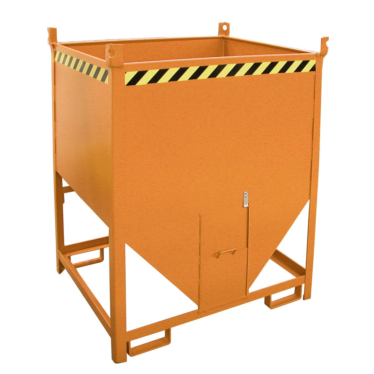 Bauer silocontainer SGS 100, gelakt, geeloranje