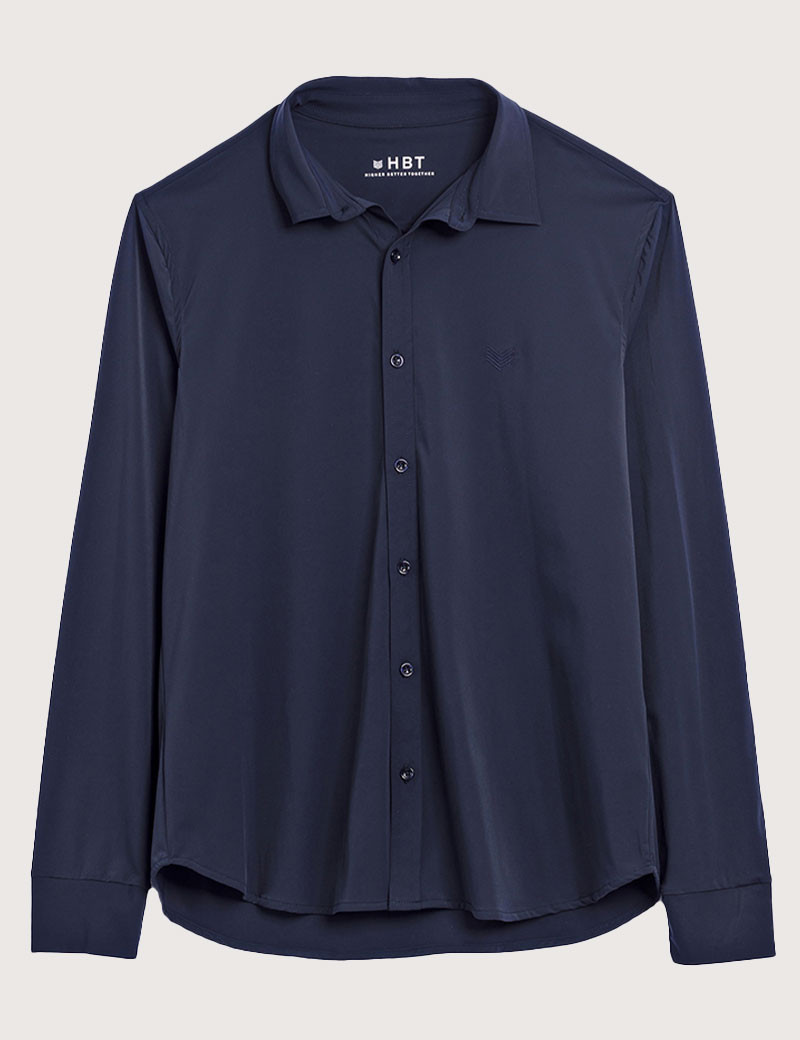 HBT LORD LIGHT CHEMISE HOMME MARINE