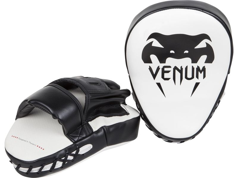 Venum Light Focus Mitts Schwarz/Weiss Handpratzen