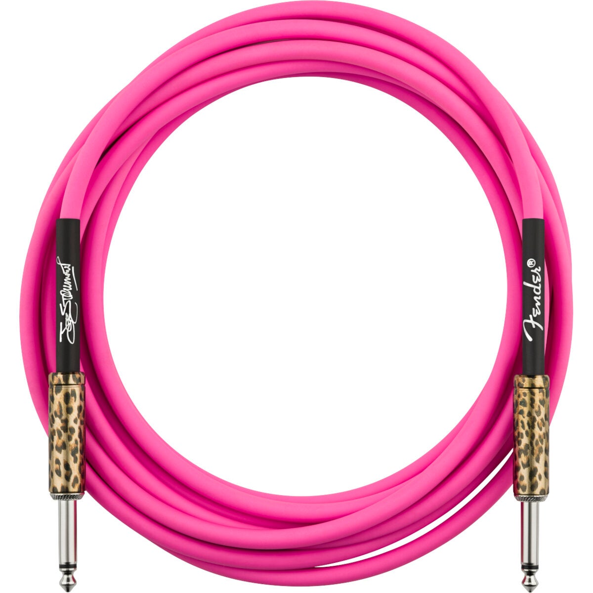 Fender Strummer Pro 13' Pink Leopard signature instrumentkabel 4 meter
