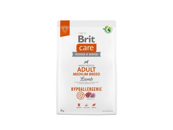 Brit Karma Crae Dog Hypoallergenic Adult Medium Breed Lamb 3 kg