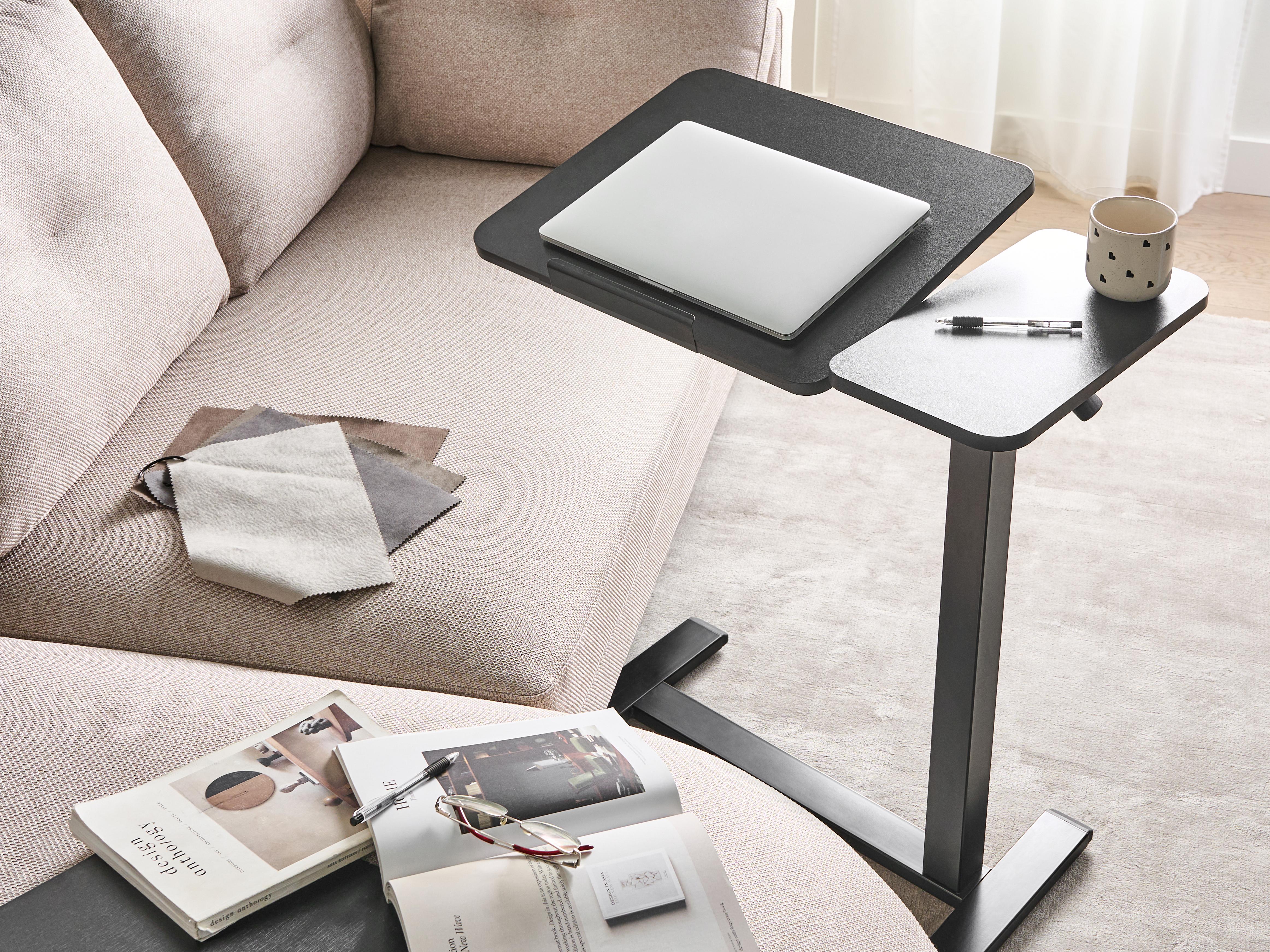 Handmatig verstelbare laptopstandaard SCHOLA Zwart 70 cm 40 cm